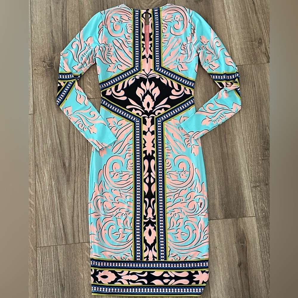 NWOT Hale Bob Oksana Microfiber Jersey Dress XS - Picture 7 of 11